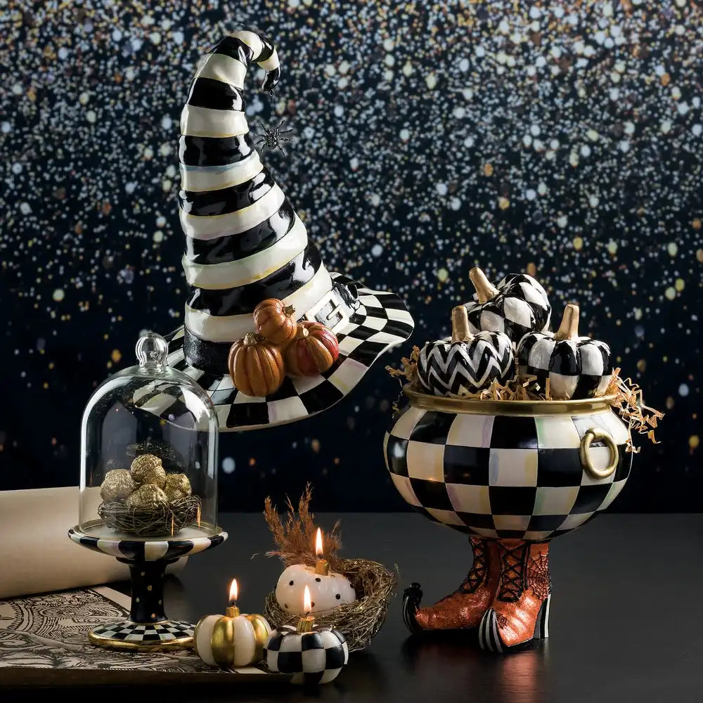 Courtly Stripe Witch's Hat
