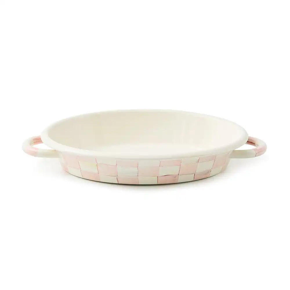 Rosy Check Medium Oval Gratin Dish