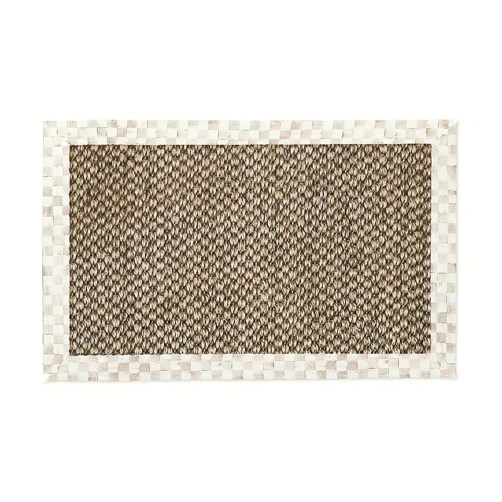 Mocha Check 3' x 5' Chunky Sisal Rug